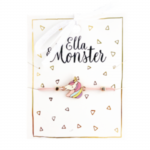Ella & Monster - Armband Einhorn Rosa