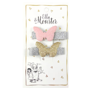 Ella & Monster - Glitter Butterfly Haarspange