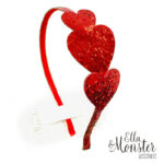 Ella & Monster - Haarreif Herzen rot Ella & Monster - Haarreif Herzen rot