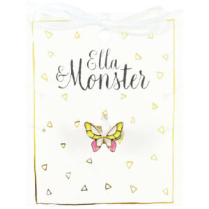 Ella & Monster - Ring Pink Butterfly