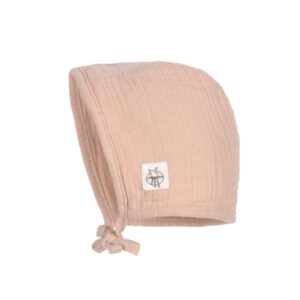 Lässig - Muslin Bonnet GOTS (powder pink)