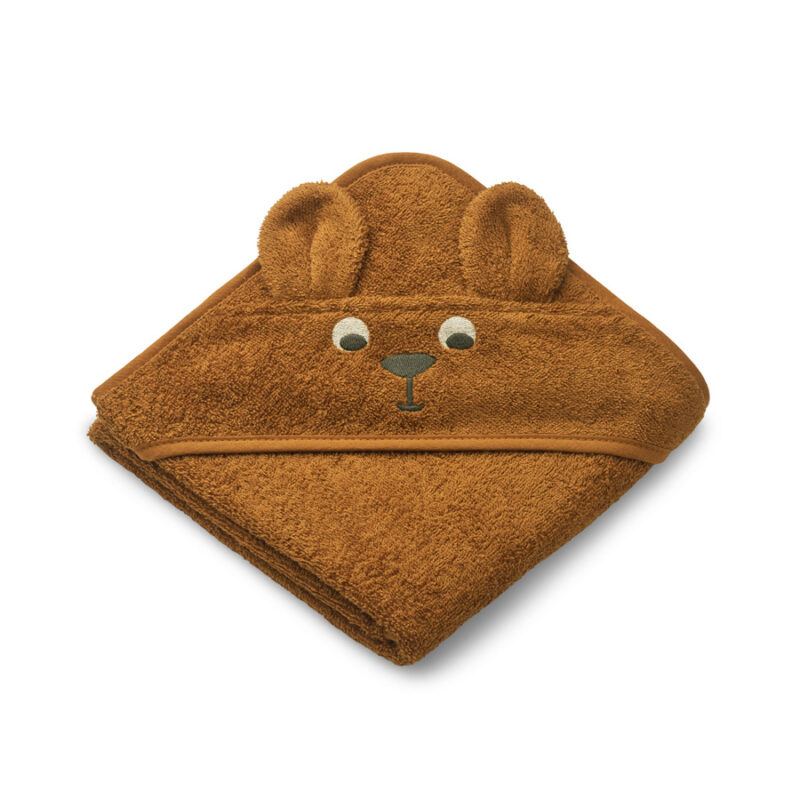 Liewood - Albert hooded towel (Kangaroo)