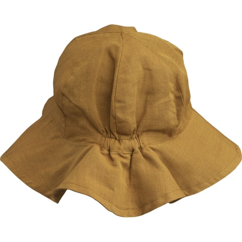 Sonnenhut "Amelia Linen Sun Hat" – Golden Caramel  9-12 Monate – Bild 2
