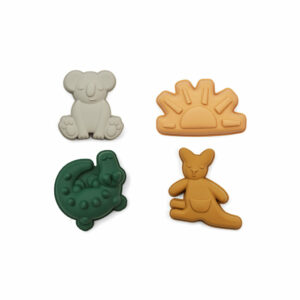 Liewood - Gili sand moulds 4-pack (Aussie/sea shell mix)