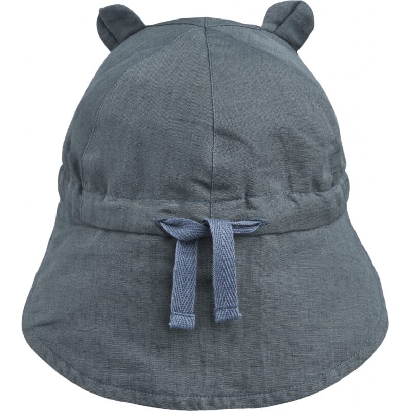 Sonnenhut "Gorm Linen Sun Hat" – Whale Blue 9-12 Monate – Bild 2