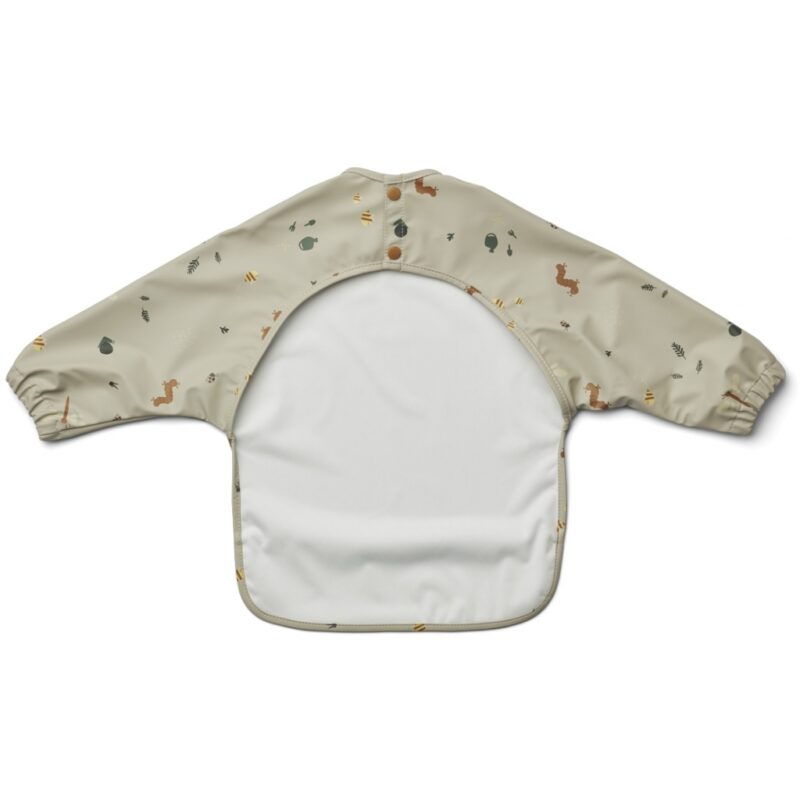 Ärmellätzchen "Merle Cape Bib" - Nature / Mist Mix – Bild 2