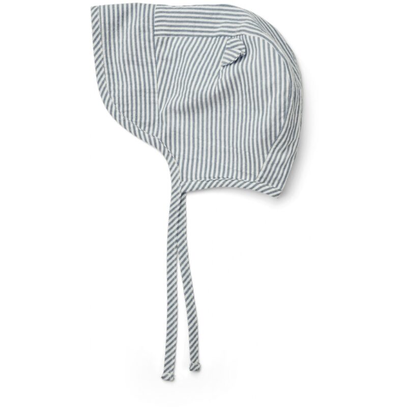 Baby-Sonnenmützchen "Rae Sun Hat" – Blue Wave/Creme De La Creme 9-12 Monate – Bild 2