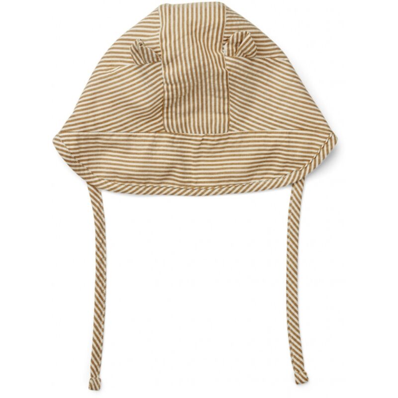 Baby-Sonnenmützchen "Rae Sun Hat" – Golden Caramel/Creme De La Creme 6-9 Monate – Bild 2