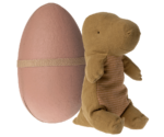 Maileg - Gantosaurus in egg Medium - Dark ocher
