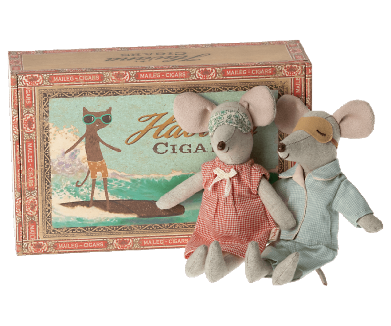 Mäuse in Zigarrenschachtel "Mum And Dad Mice In Cigarbox" – 2.0 – Bild 2