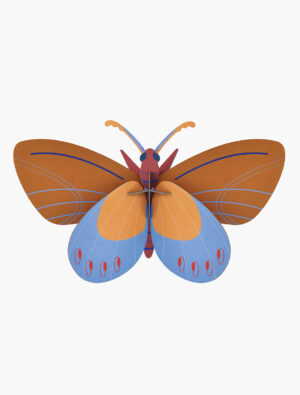 Studio ROOF - ochre costa butterfly