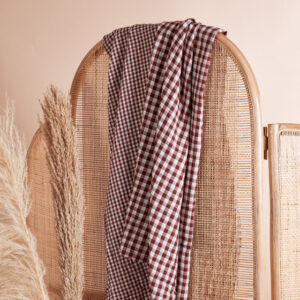 Atelier Brunette - Gingham Off-White Rust