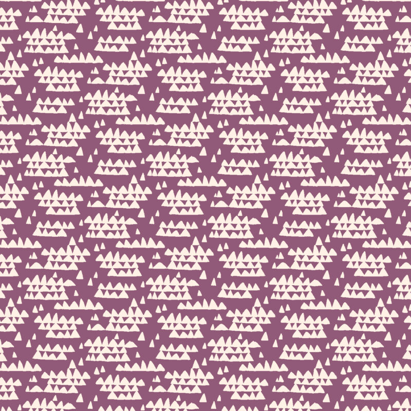 Cotton&Steel Fabrics - Grounded - Elevation - Mulberry Mauve