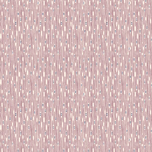 Cotton&Steel Fabrics - Grounded - Granola Stripe - Boysenberry