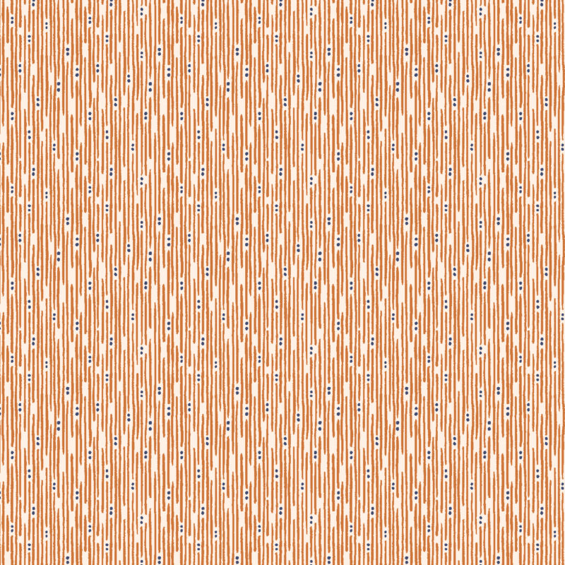 Cotton&Steel Fabrics - Grounded - Granola Stripe - Chai