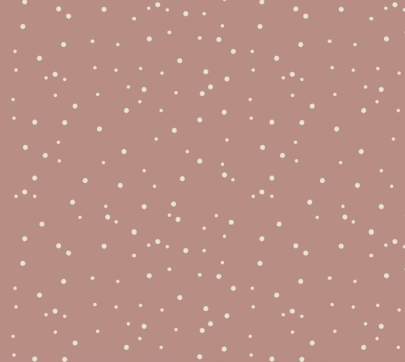 elvelyckan design - LYNX DOTS COLLEGE - DUSTY PINK