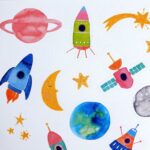 Stickerbogen *Weltraum*