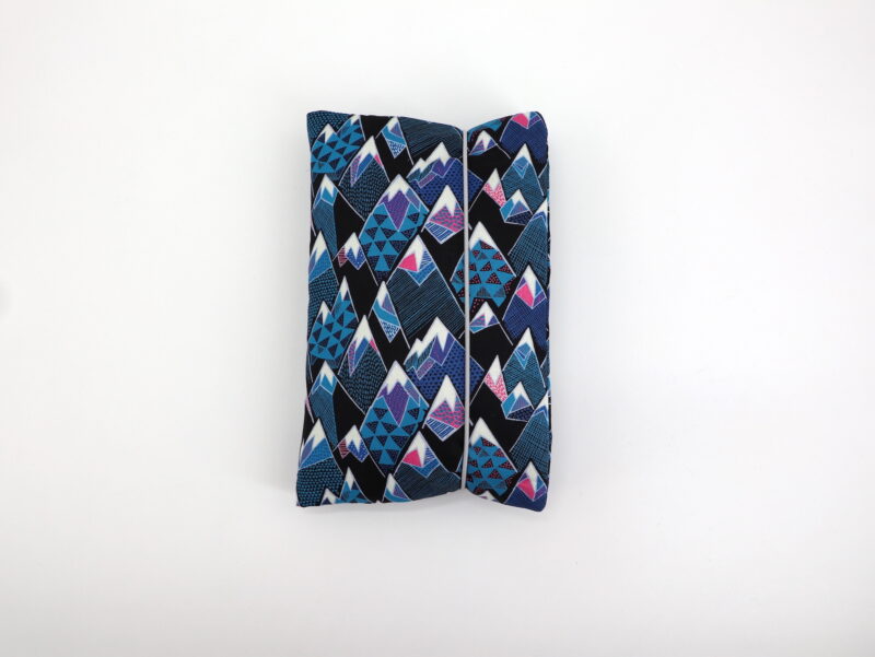Windeltasche mit Namen " Panda bamboo mountain blue" – Bild 4