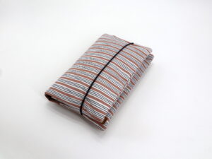 Windeltasche mit Namen "Wallflower - Painterly Stripes - French Rose"