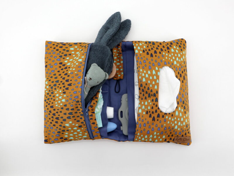 Windeltasche mit Namen "	Pop! - Summer of Love - Sunflower" – Bild 4