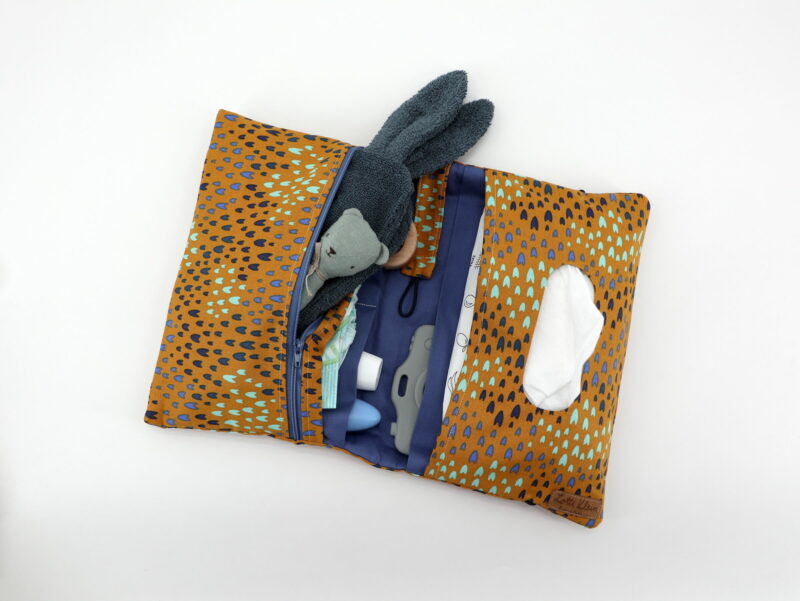Windeltasche mit Namen "	Pop! - Summer of Love - Sunflower" – Bild 3