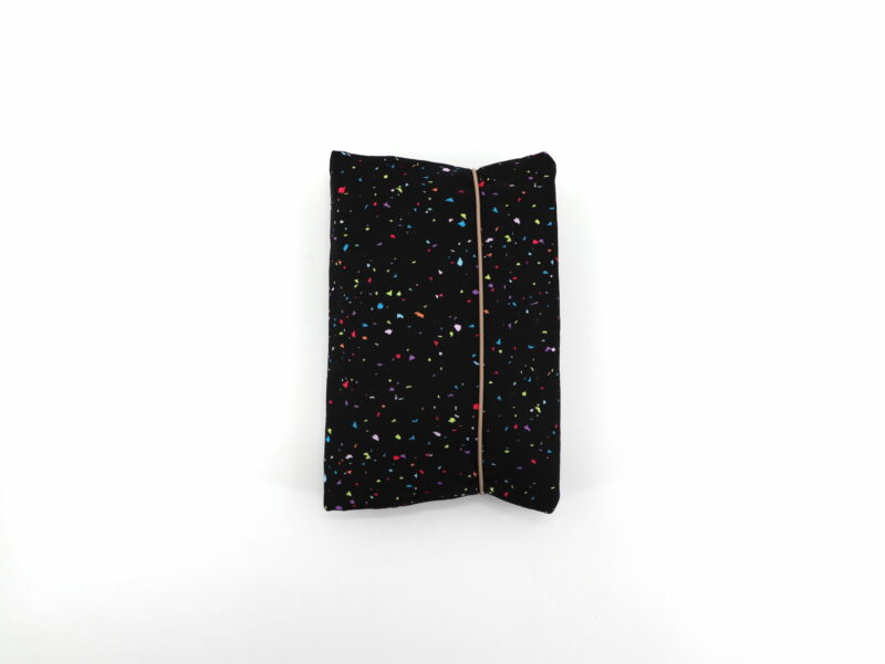Windeltasche mit Namen "Confetti Multi On Black" – Bild 4