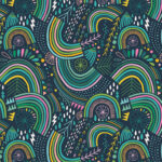 Art Gallery Fabrics - Rain or Shine - Stormy Rainbows