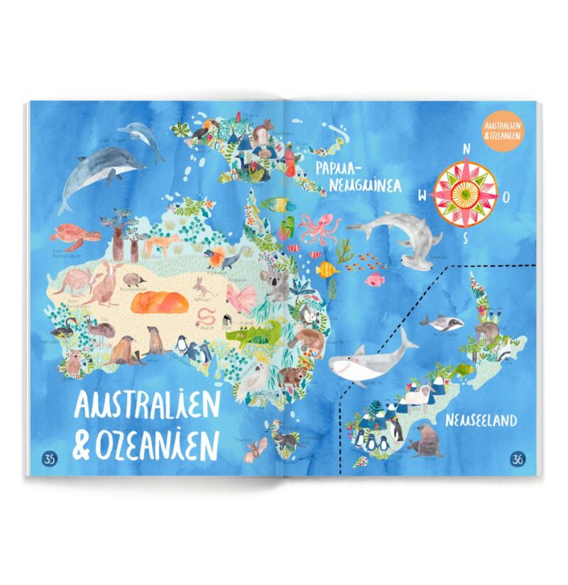 Atlas für Kinder *Mein großer bunter Tieratlas* – Bild 5
