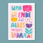 Frau Ottilie - Print A4 *Alles ist möglich* Frau Ottilie - Print A4 *Alles ist möglich*