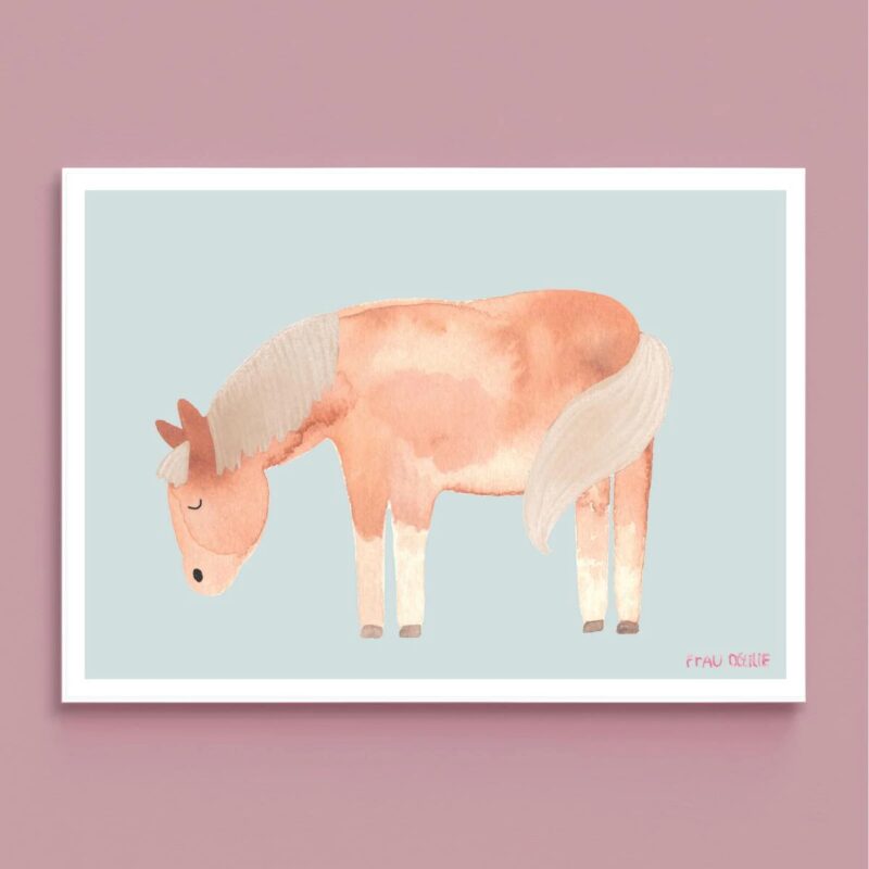 Frau Ottilie - Print A4 *Haflinger*