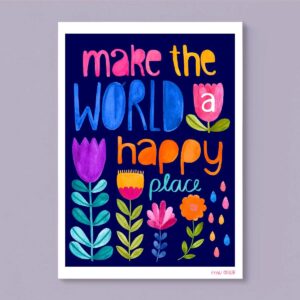 Frau Ottilie - Print A4 *Make the World a Happy Place*