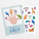 Frau Ottilie - Stickerbogen (Wilde Tiere)