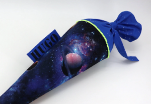 Schultüte "Weltall" mit Namen