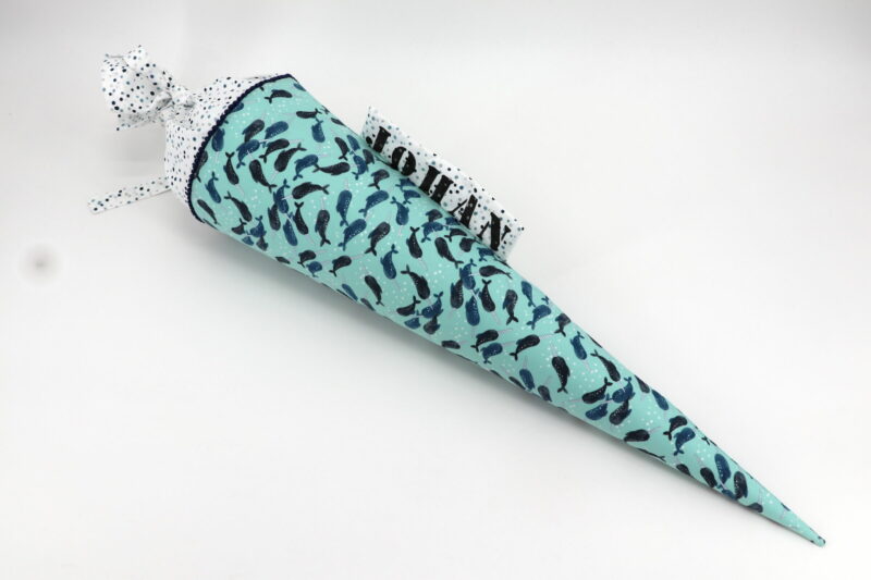 Schultüte "Cosmic Sea - Unicorn of the Sea" mit Namen – Bild 2
