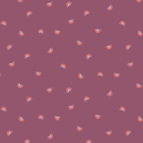 Cotton&Steel Fabrics - Basics - Always Look For Rainbows - Sugarplum