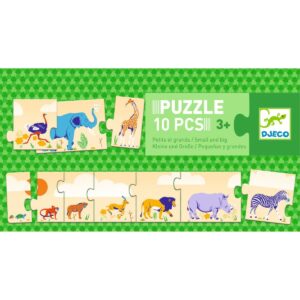 Djeco - Lernspiele: Puzzle Klein & Groß