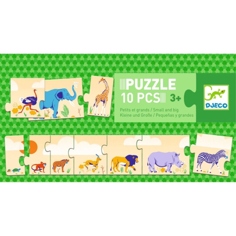 Djeco - Lernspiele: Puzzle Klein & Groß
