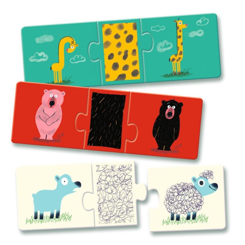 Puzzle Duo "Tierfell" – Bild 2