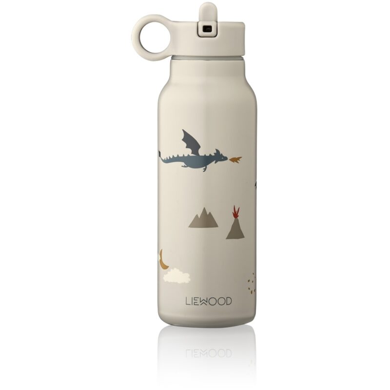 Liewood - Falk water bottle 350 ml (Little dragon / Dark sandy mix)
