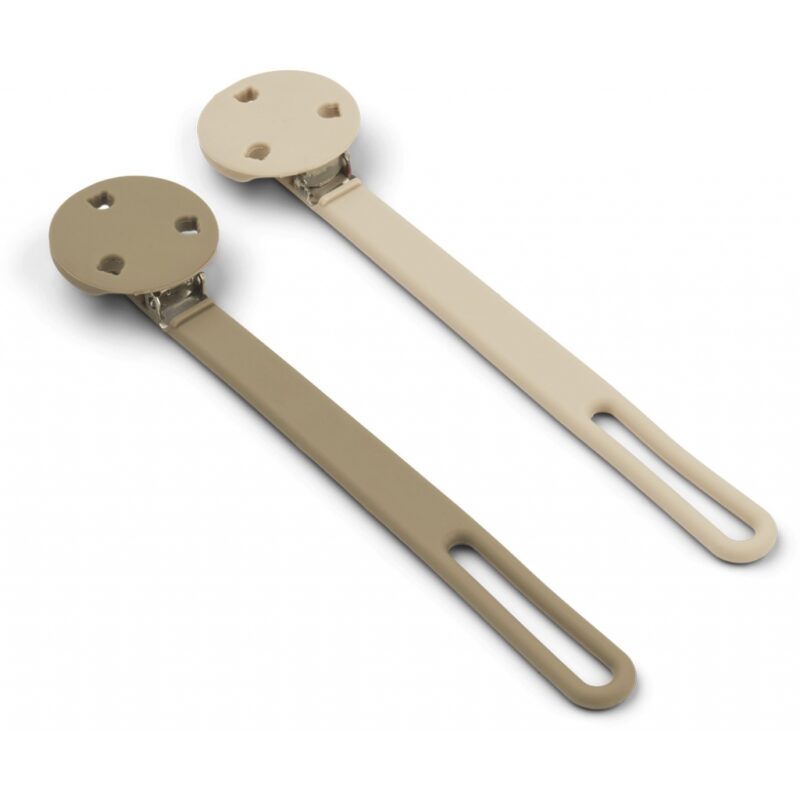 Nuckelband 2er Set "Willow Pacifier Strap" – Dune / Koala Mix – Bild 2