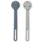 Liewood - Willow pacifier strap 2-pack (Whale blue/Dove blue mix) Liewood - Willow pacifier strap 2-pack (Whale blue/Dove blue mix)