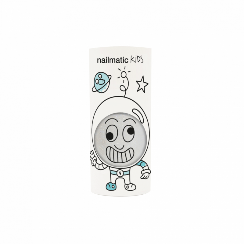 Nagellack auf Wasserbasis "White Glitter" – Bild 2