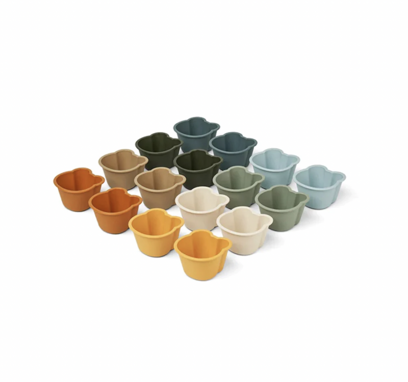 16 wiederverwendbare Kuchenförmchen "Tilo Cake Cup" - Mr Bear Multi Mix – Bild 2