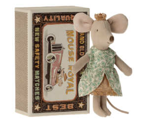 Maileg - Princess mouse - Little sister in matchbox