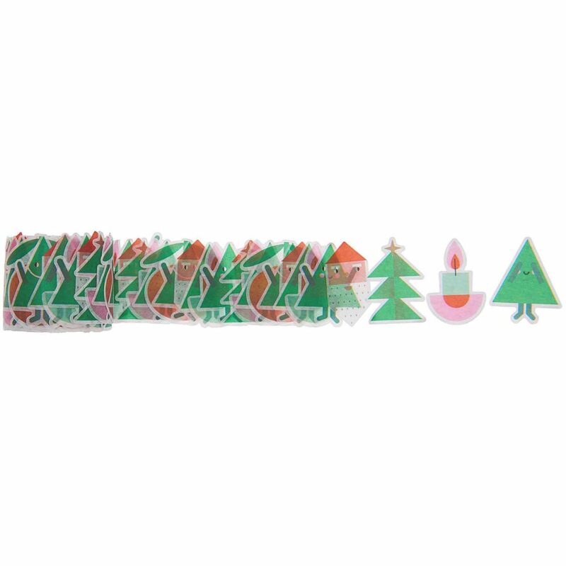 Rico Design Washi Sticker Weihnachtsfiguren 200 Stück