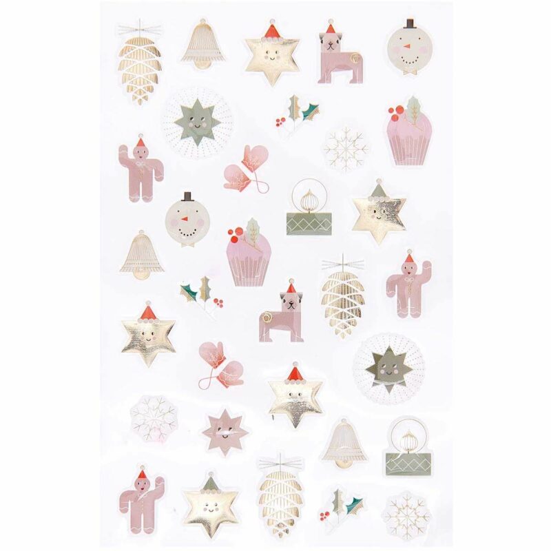 Paper Poetry Gelsticker I love Christmas 1 Blatt