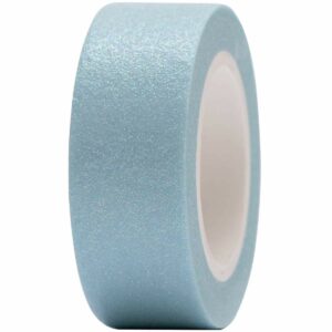 Paper Poetry Tape set Glitter pastell 15mm 5m - Blau