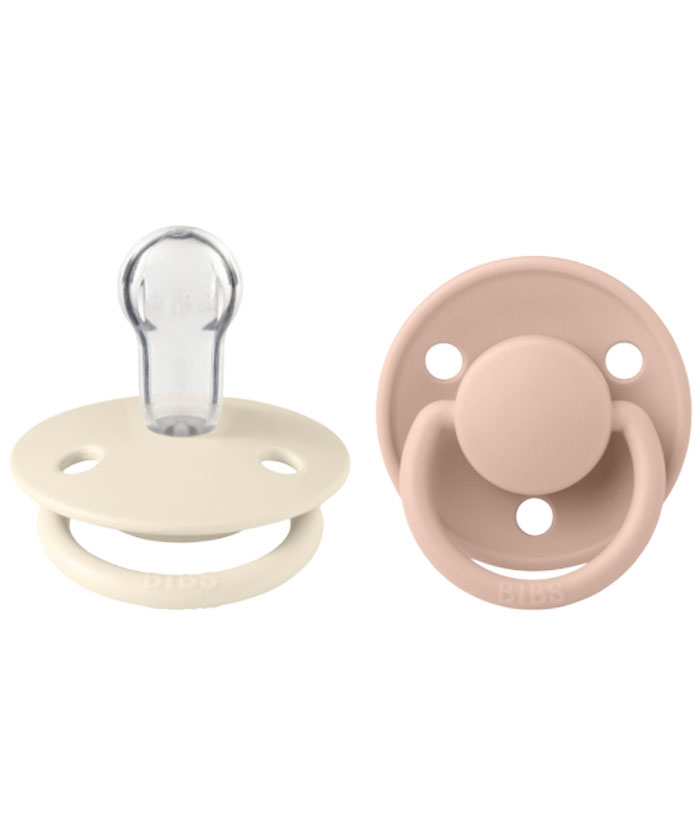 Schnuller “Bibs De Lux” für 0 bis 36 Monate – Blush & Ivory