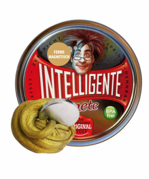 Intelligente Knete Ferromagnetisch - Gold inkl. Super-Magnet