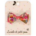 Luciole et Petit Pois - Doppelschleife Haarspange - Liberty Betsy Fluo Tee Luciole et Petit Pois - Doppelschleife Haarspange - Liberty Betsy Fluo Tee